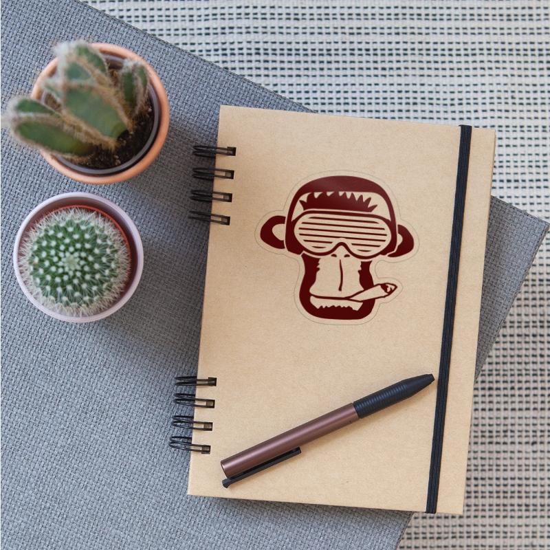 DJ Monkey Chimpanzee Head Sunglasses Music Party