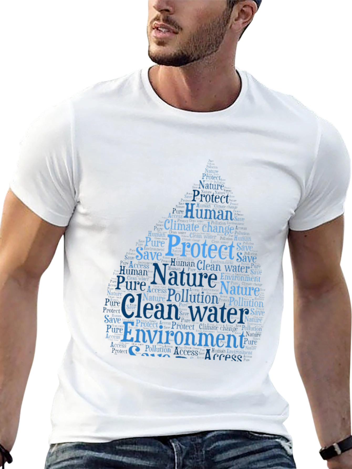 Environment Protect T-Shirt - Climate Change Awareness