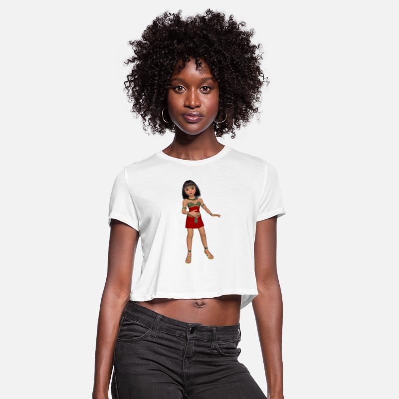 Egyptian Woman Red Dress