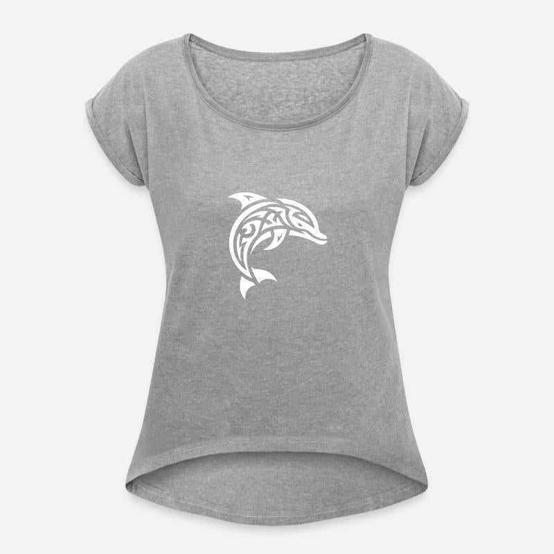 Elegant Jumping Tattoo Dolphin Porpoise