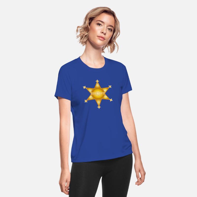 exceptional gold-colored sheriff's star