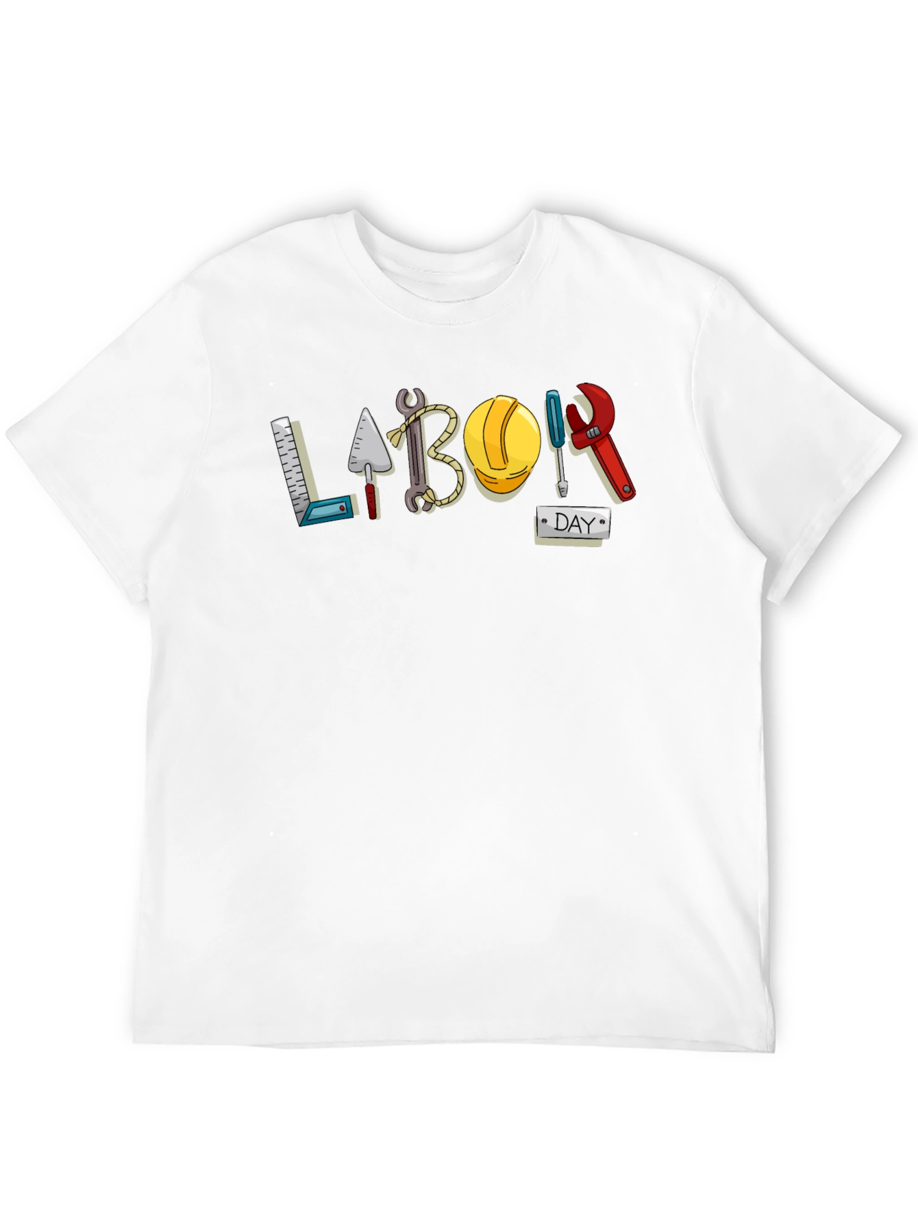 Labor Day Black Graphic T-Shirt