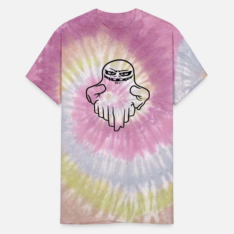 Floating monster ghost cartoon
