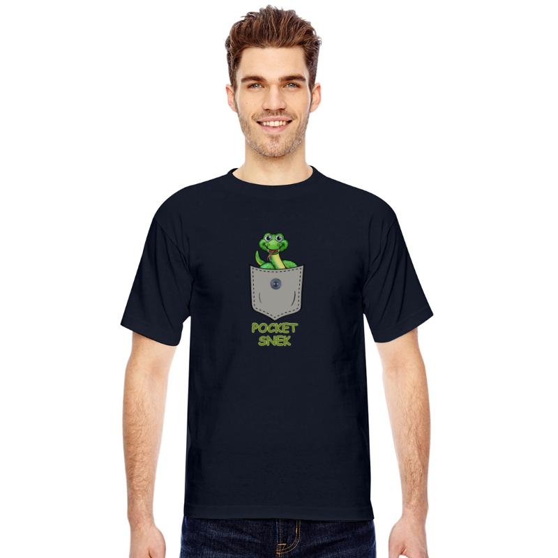 Funny Cute Snake in Pocket Reptile t-shirt