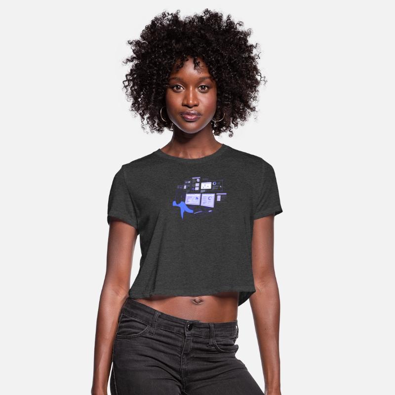Futuristic Data Analyst Abstract