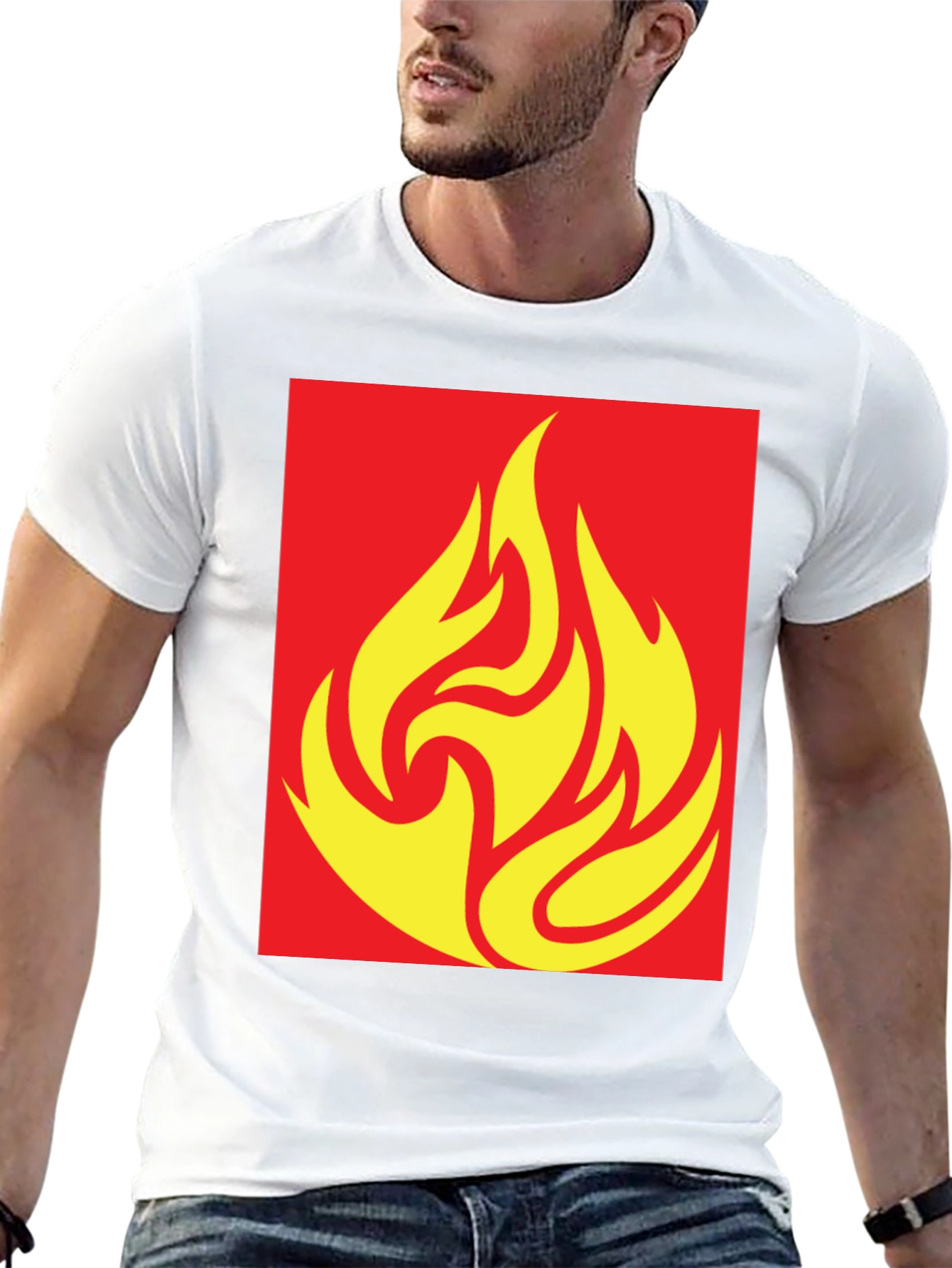 Flame Graphic Tee - Bold Style