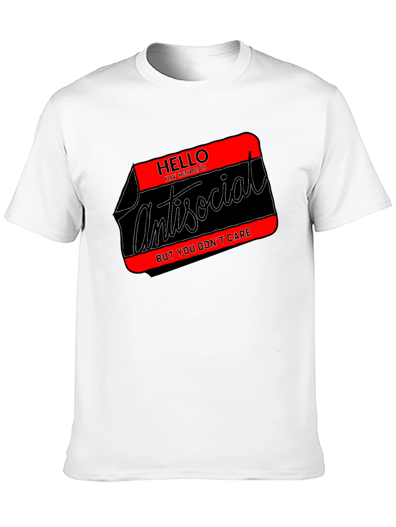 Antisocial Tee: Hello My Name is Introvert