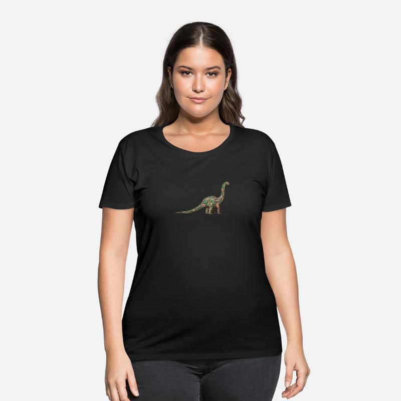 Gentle Giant: The Pebble-Crafted Brachiosaurus