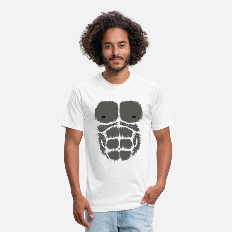 Gorilla Chest Belly Monkey Ape Muscle Kids Adult F