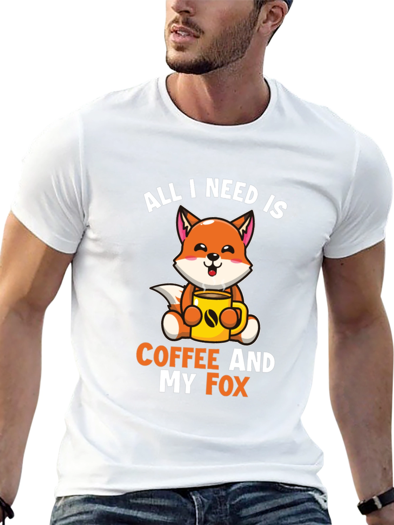 All I Need is Coffee and My Fox T-Shirt