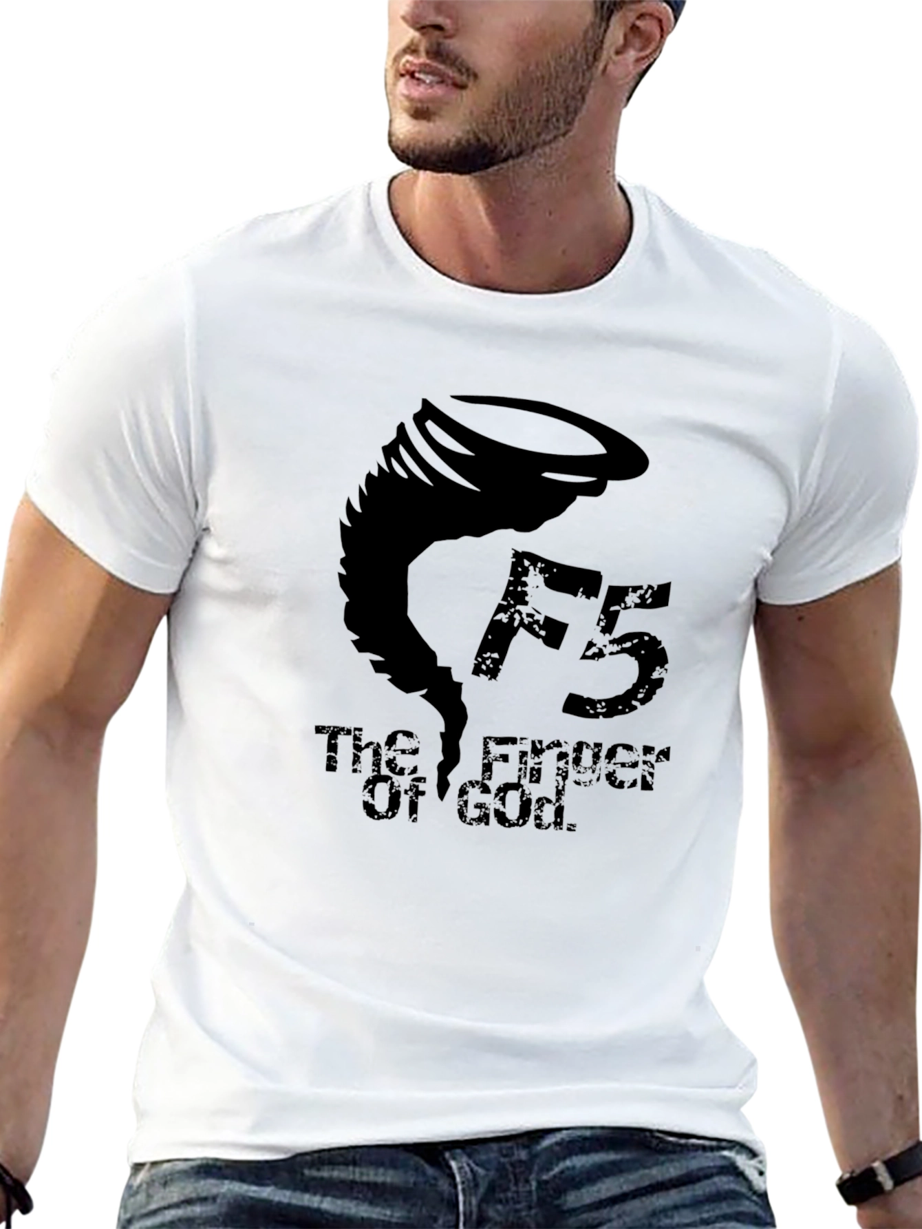 F5 Finger of God Tornado Black T-Shirt