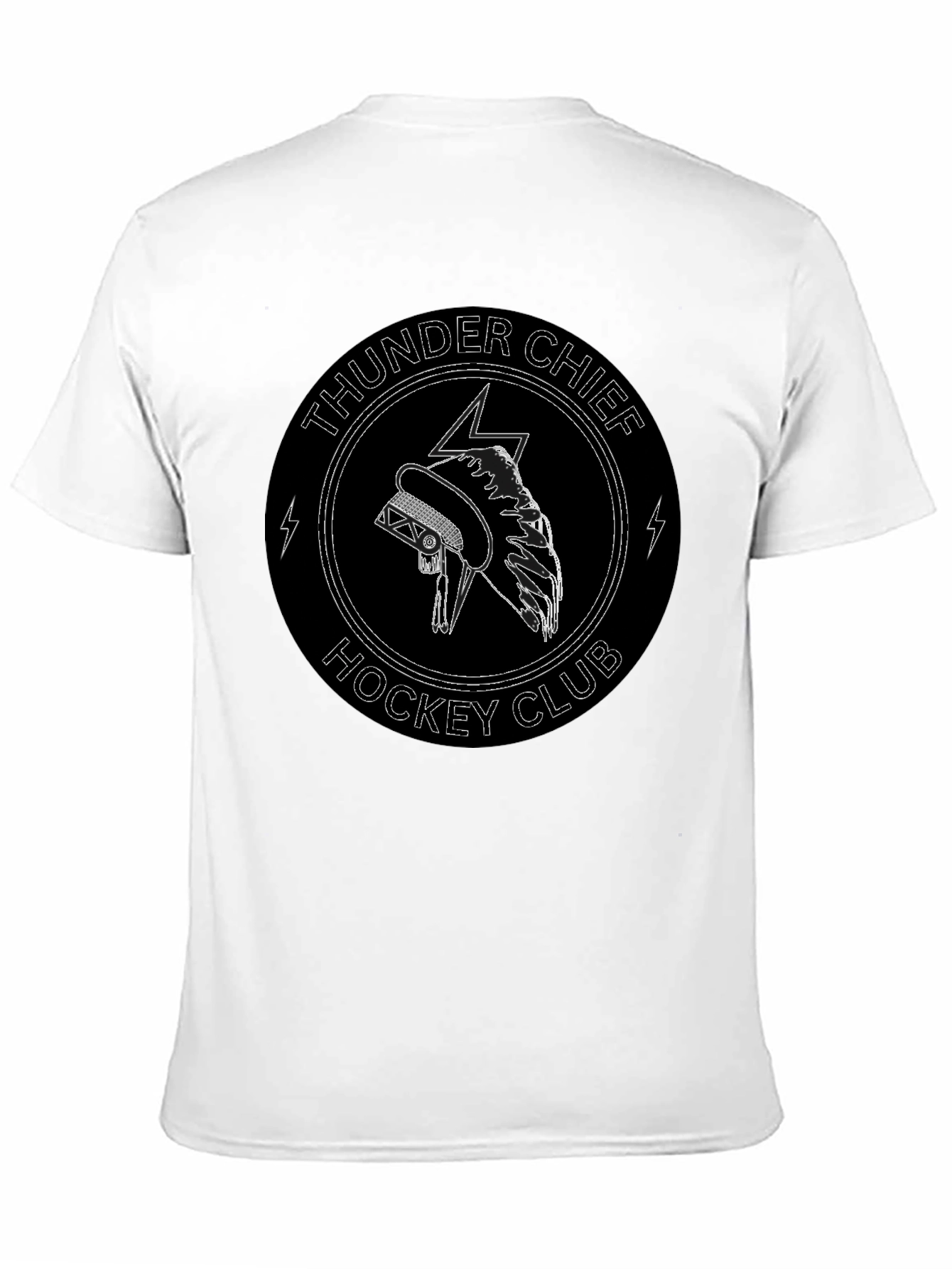 Thunder Chief Hockey Club Black T-Shirt
