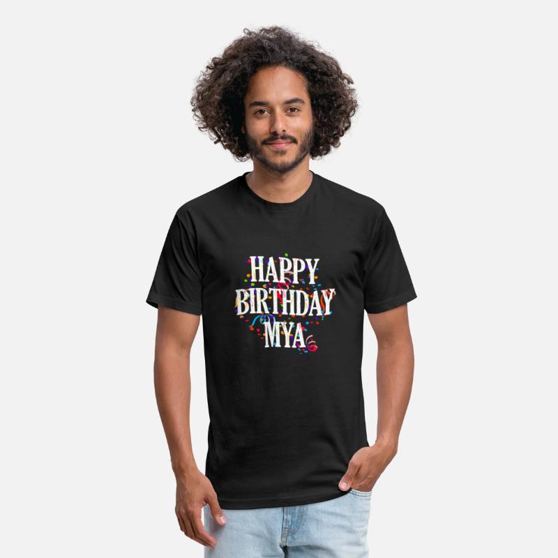 Happy Mya First Name Colorful Bday