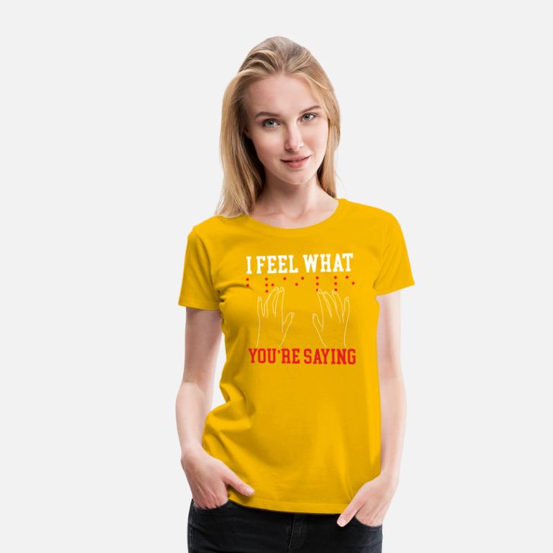 I Feel What You're Saying Braille Blind Awareness