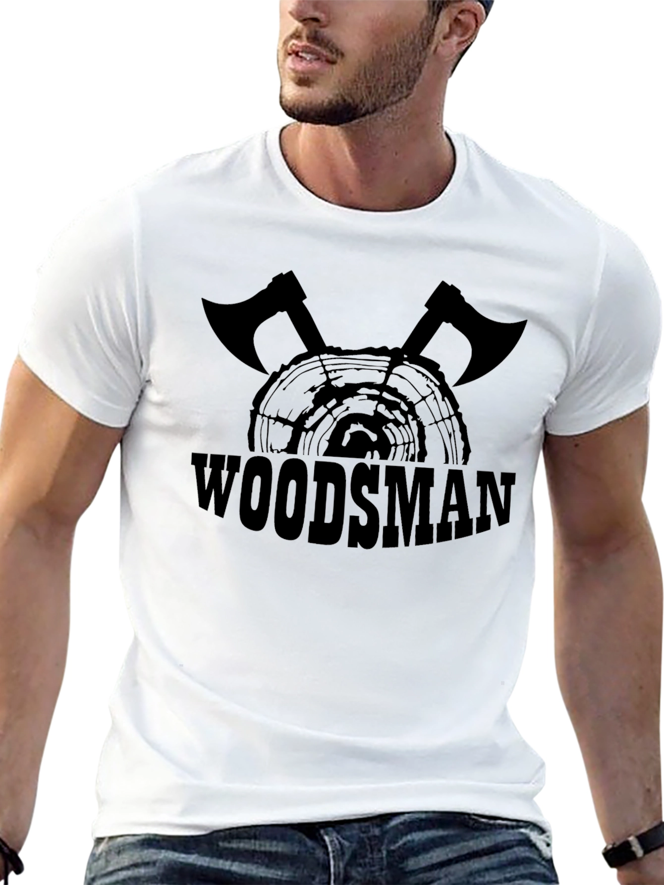 Woodsman Axe Graphic T-Shirt - Lumberjack Style