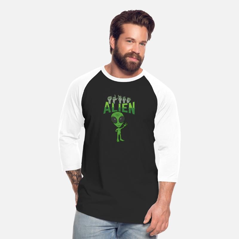 ILY Alien ASL Hand Gesture Deaf Hearing Loss