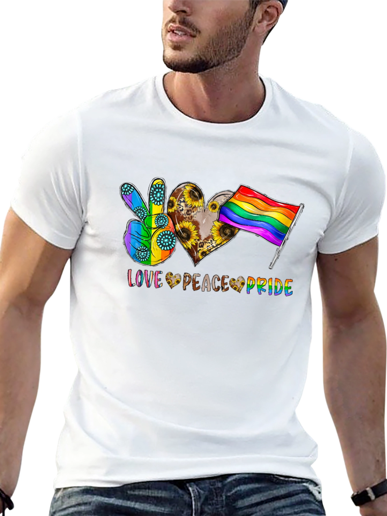 Love Peace Pride Graphic Tee