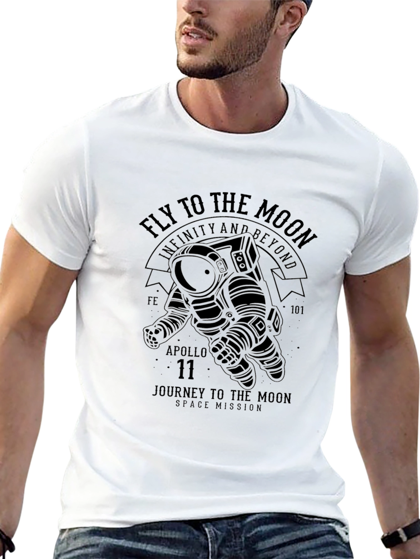Fly to the Moon Graphic Tee