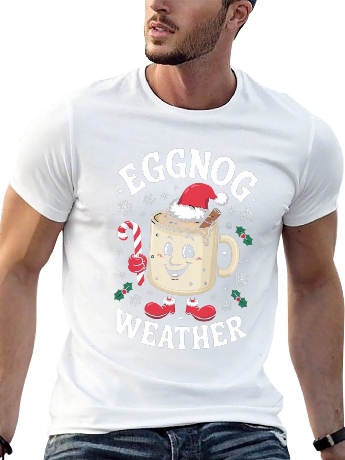 Eggnog Weather Holiday T-Shirt
