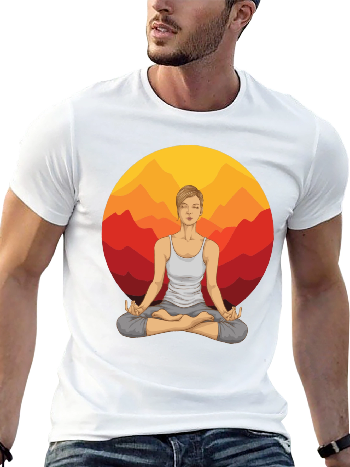 Zen Mountain Meditation T-Shirt