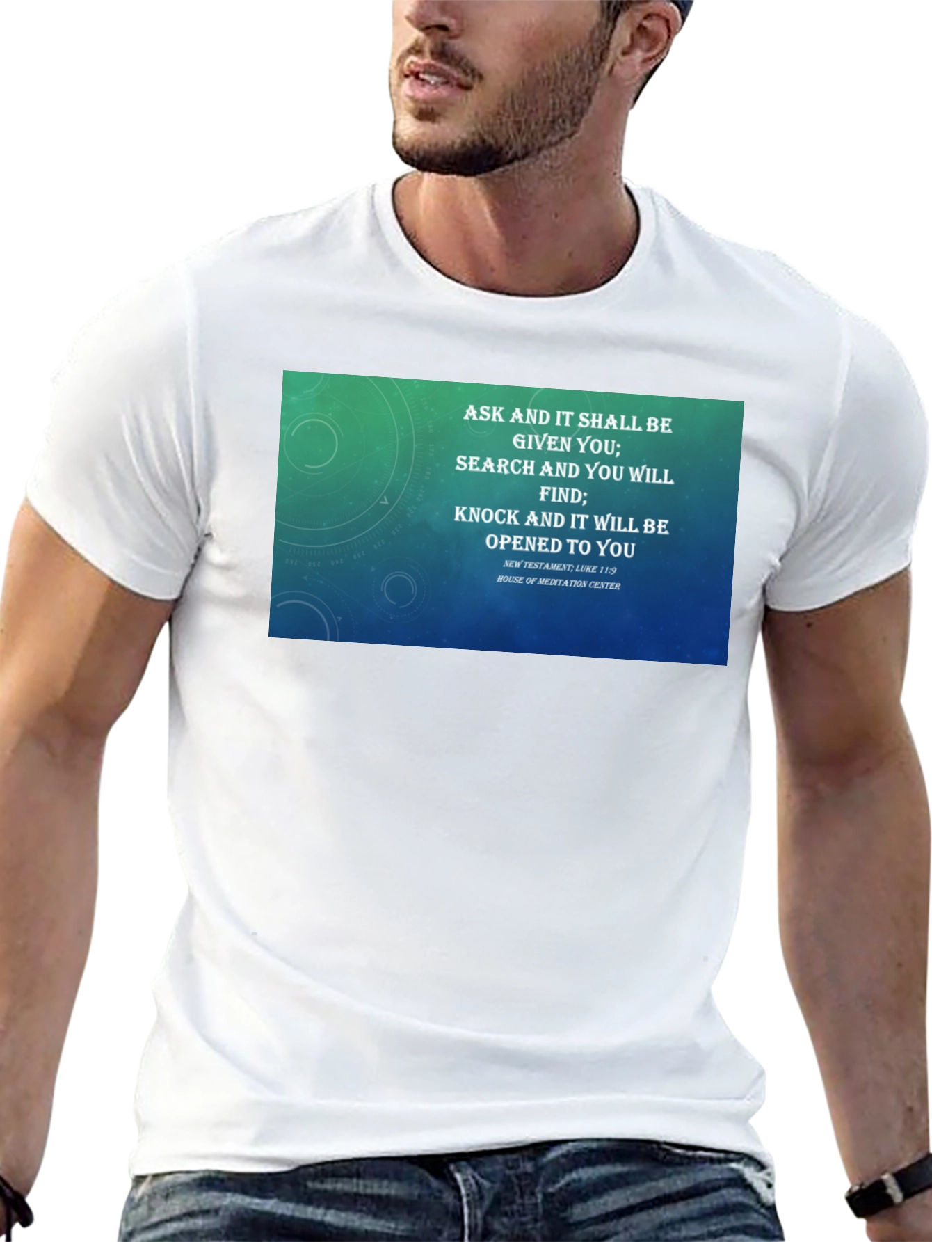 Motivational Ask Seek Knock T-Shirt