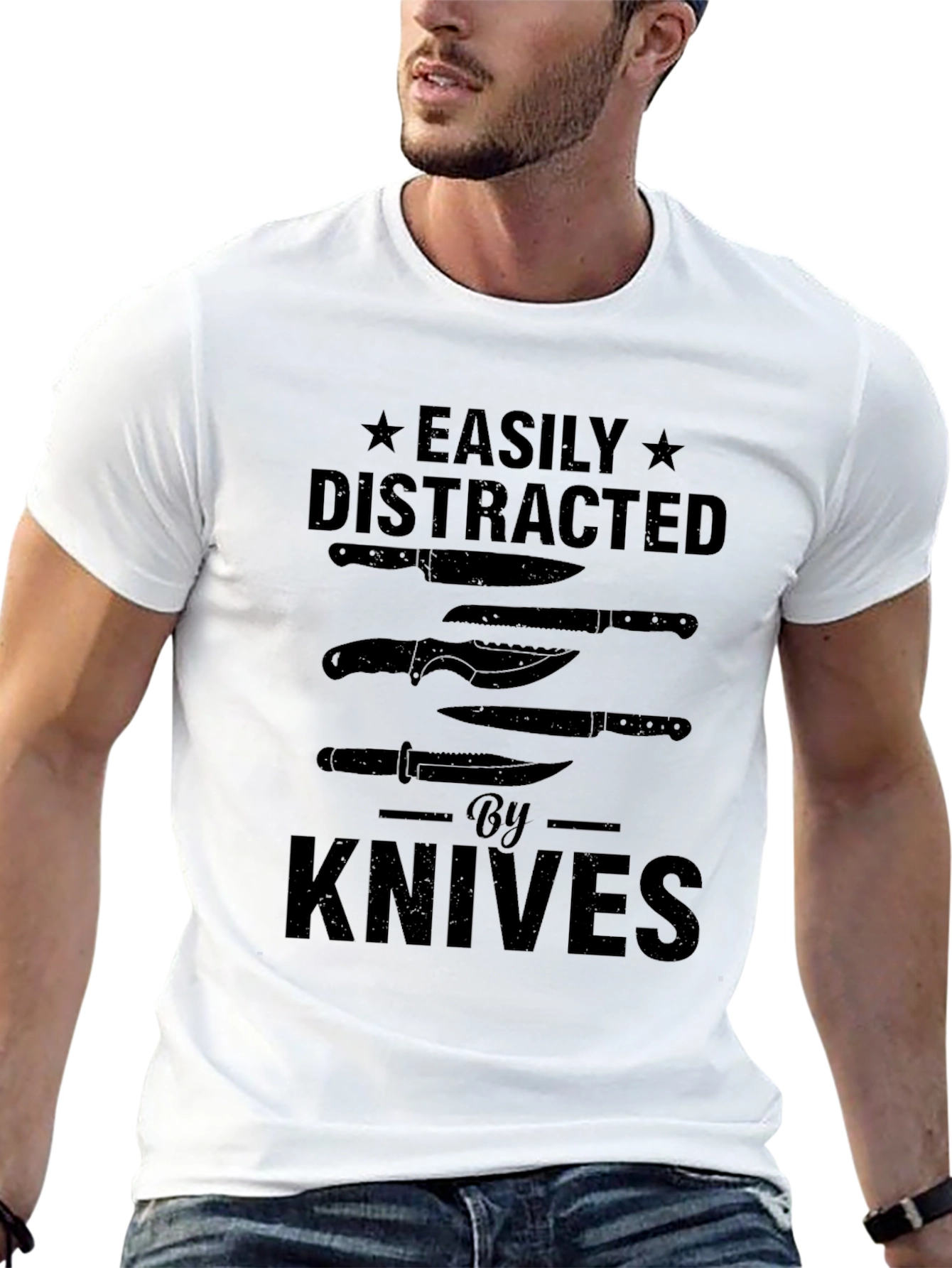Easily Distracted by Knives T-Shirt