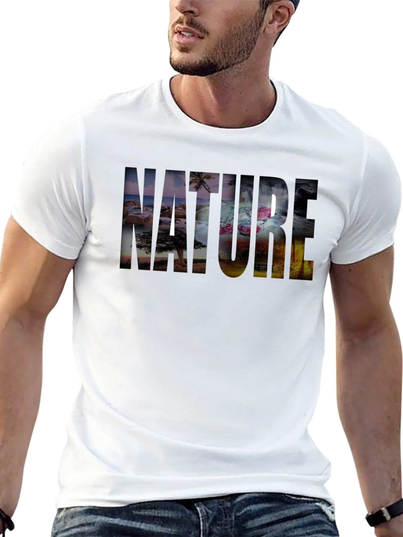 Nature T-Shirt - Black Graphic Tee