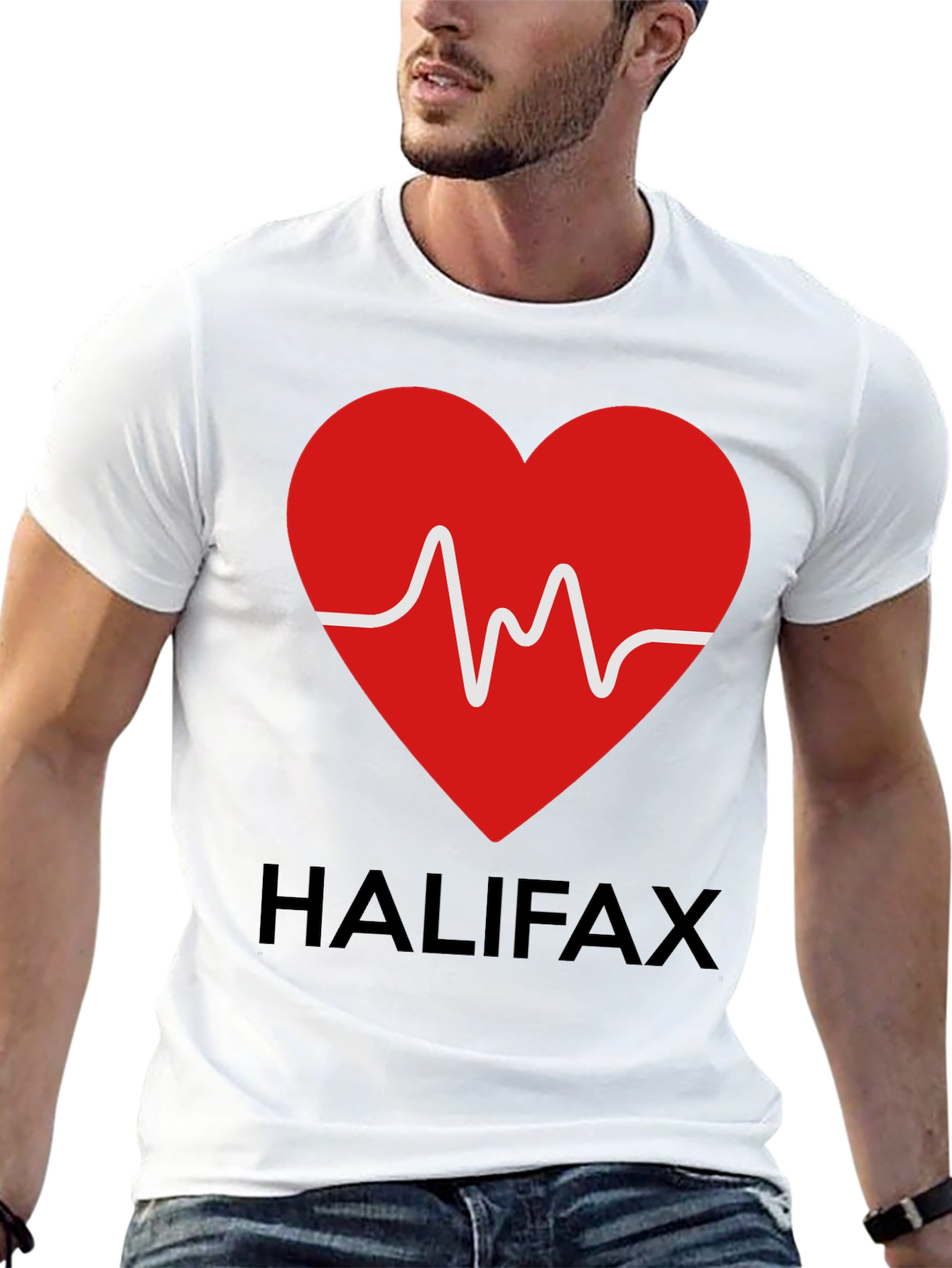 Halifax Heartbeat Graphic T-Shirt - City Pride Tee