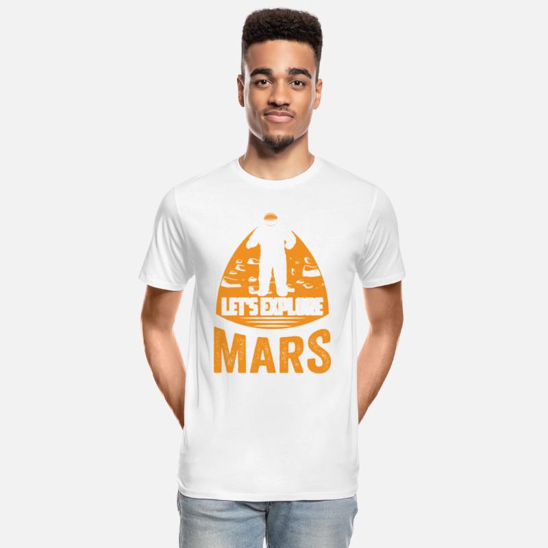 Let's Explore Mars Sayings Space Planet Explorer