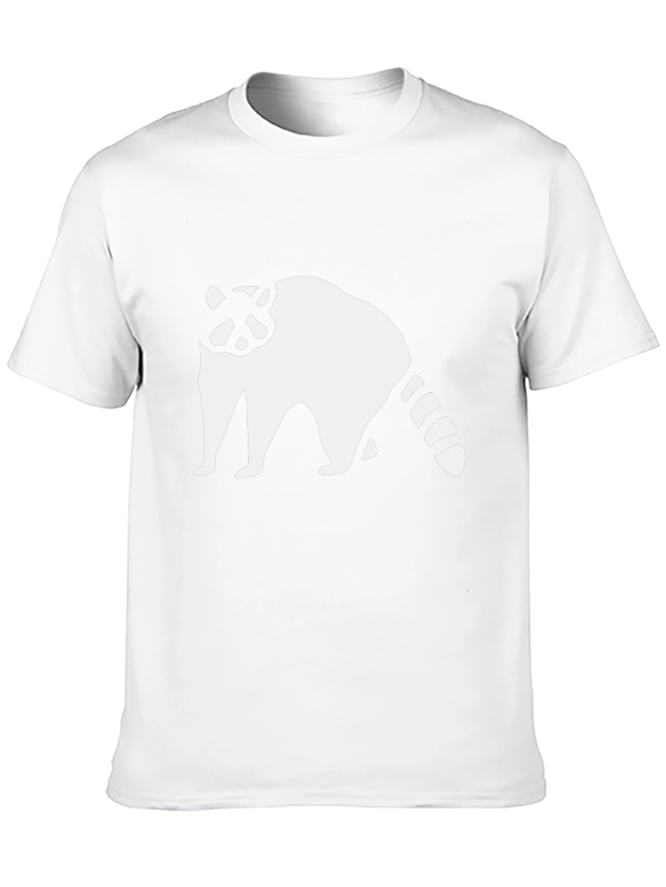 Raccoon Graphic T-Shirt - Black Cotton Tee