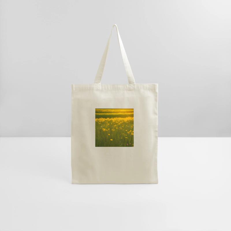 Lovely Yellow Flowers and Green Grass