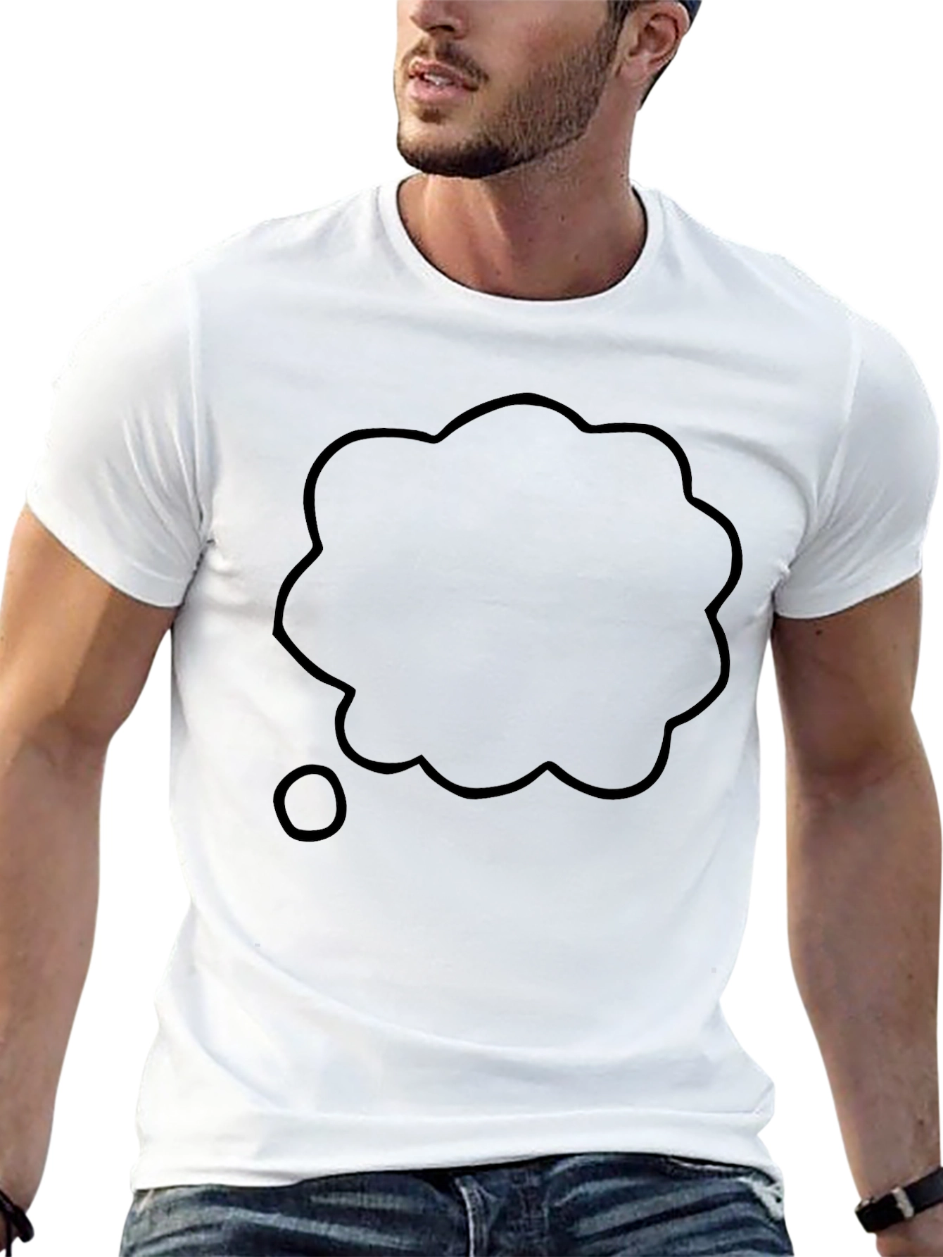 Thinking Cloud Black T-Shirt