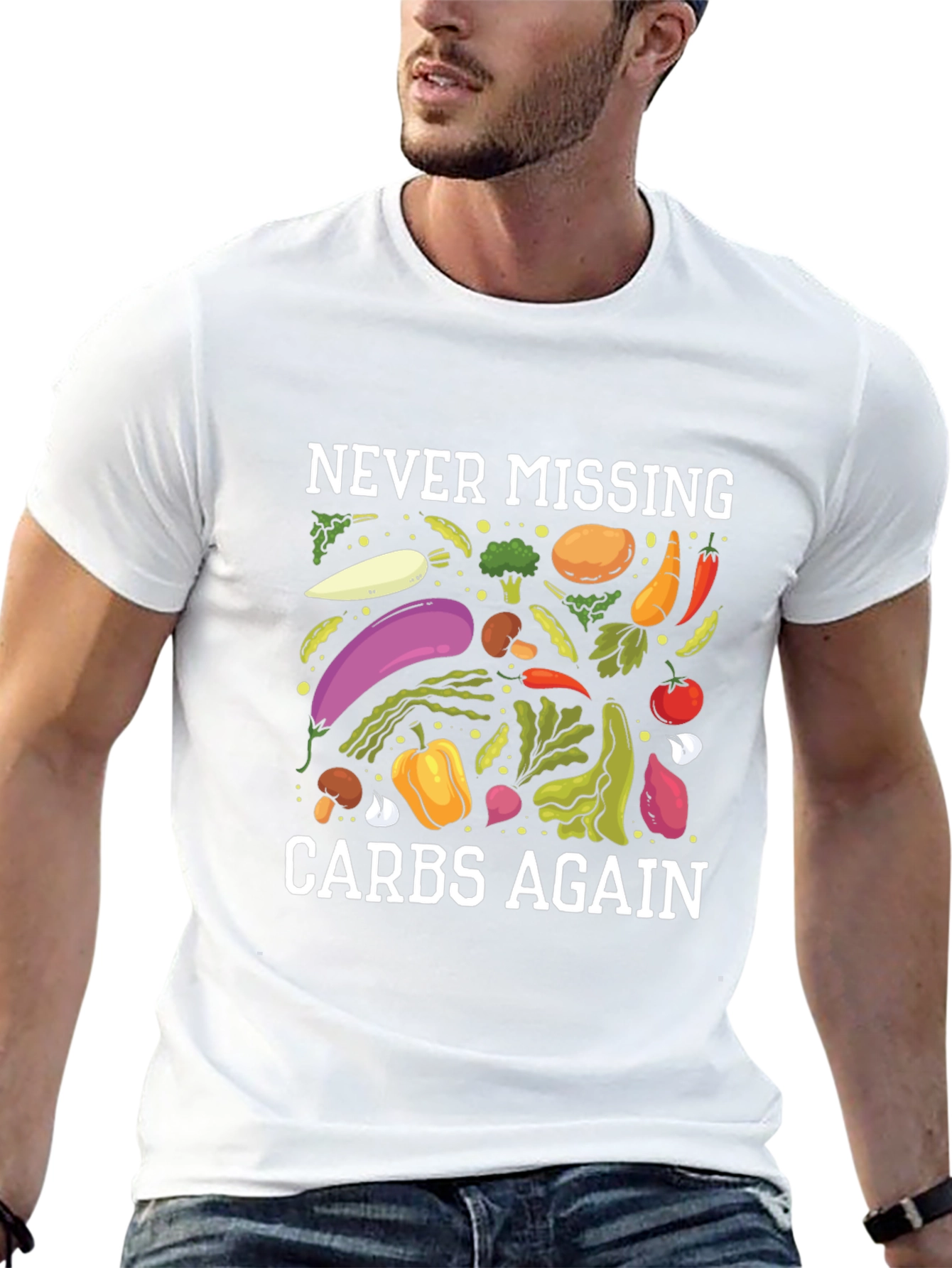 Never Missing Carbs Again Graphic T-Shirt