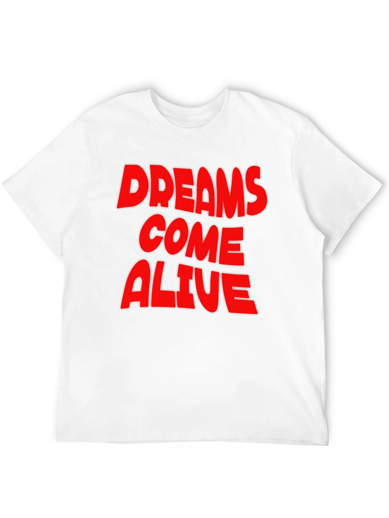 Dreams Come Alive Black Graphic Tee