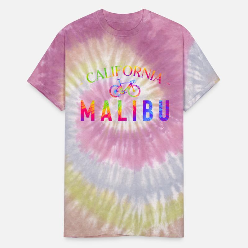 Malibu California Bicycle Club In a Tie Dye Design