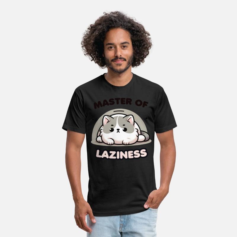 Master Of Laziness Funny Lazy Cat