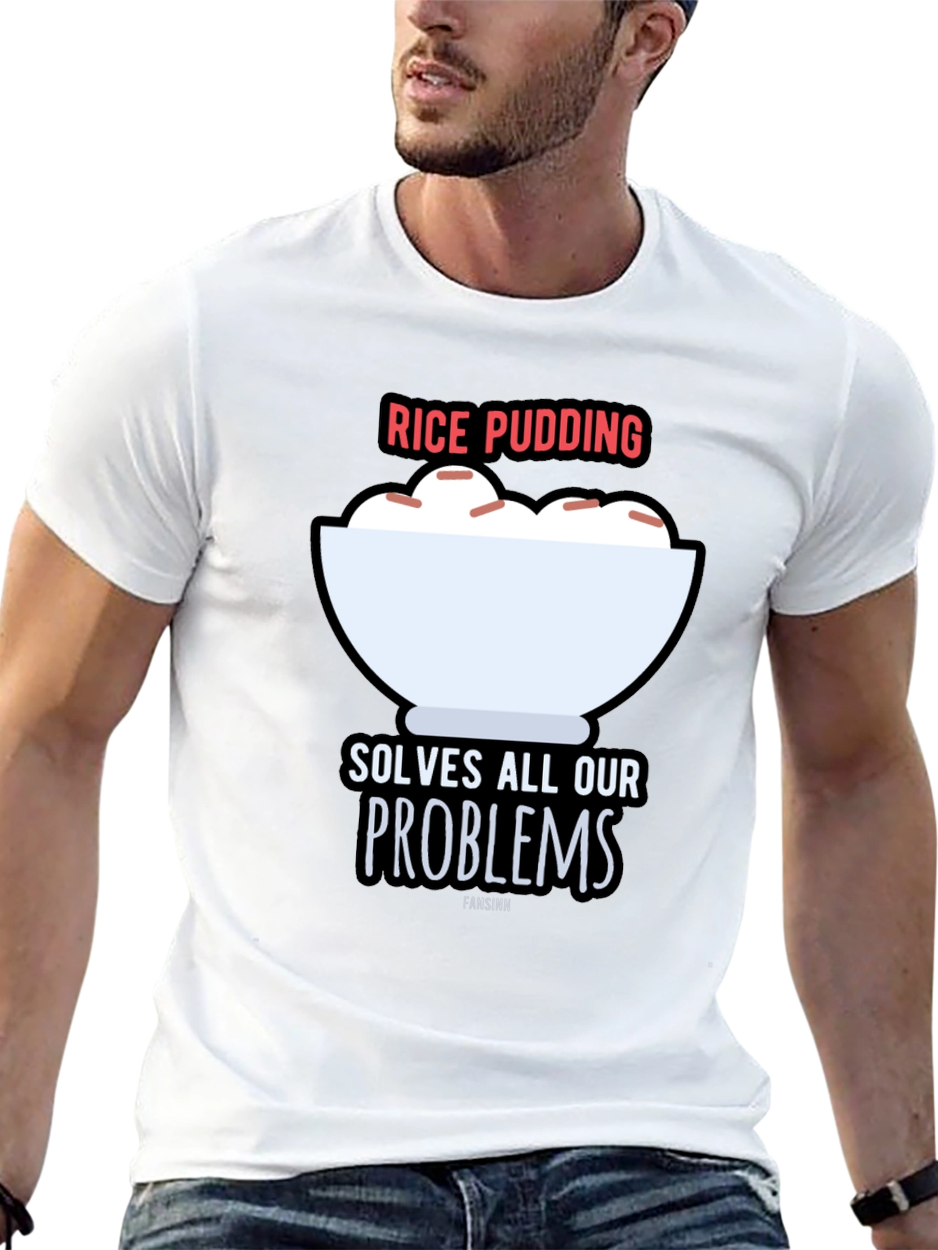 Rice Pudding Solves All Our Problems T-Shirt