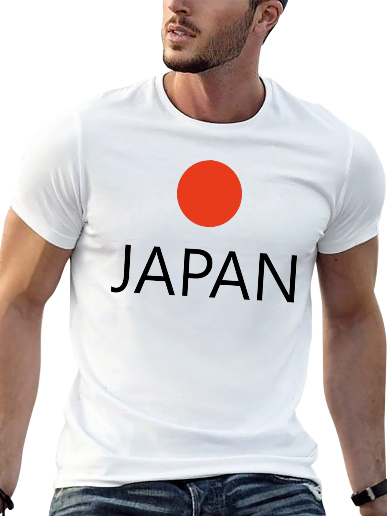 Japan Flag Graphic T-Shirt