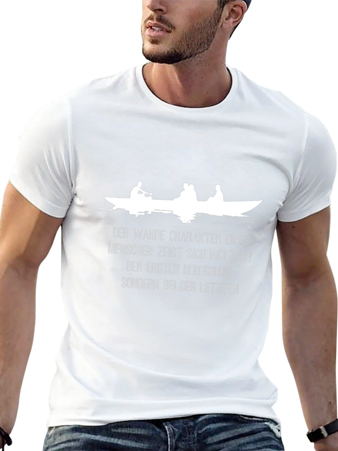 Character Quote Crew Neck T-Shirt