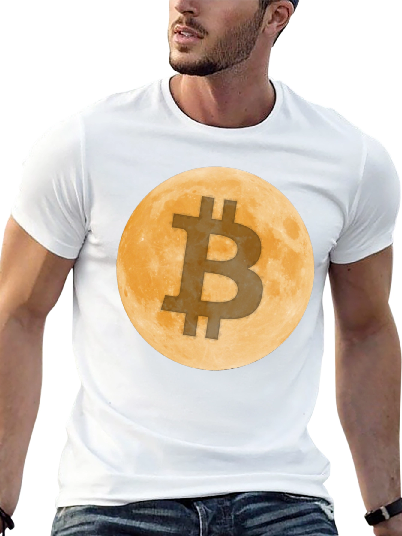 Bitcoin Moon T-Shirt - Crypto HODL Tee