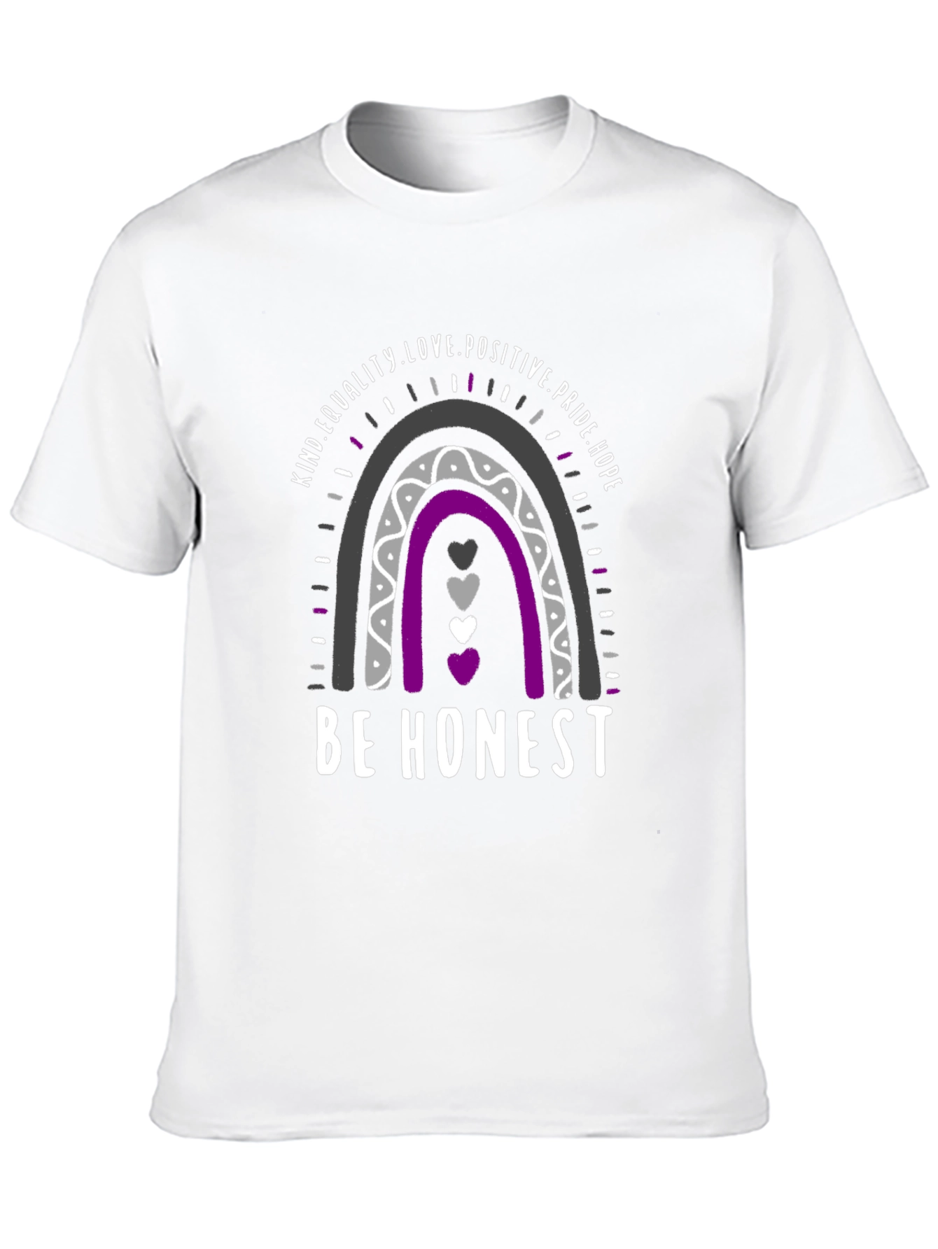 Be Honest Ace Pride Rainbow T-Shirt