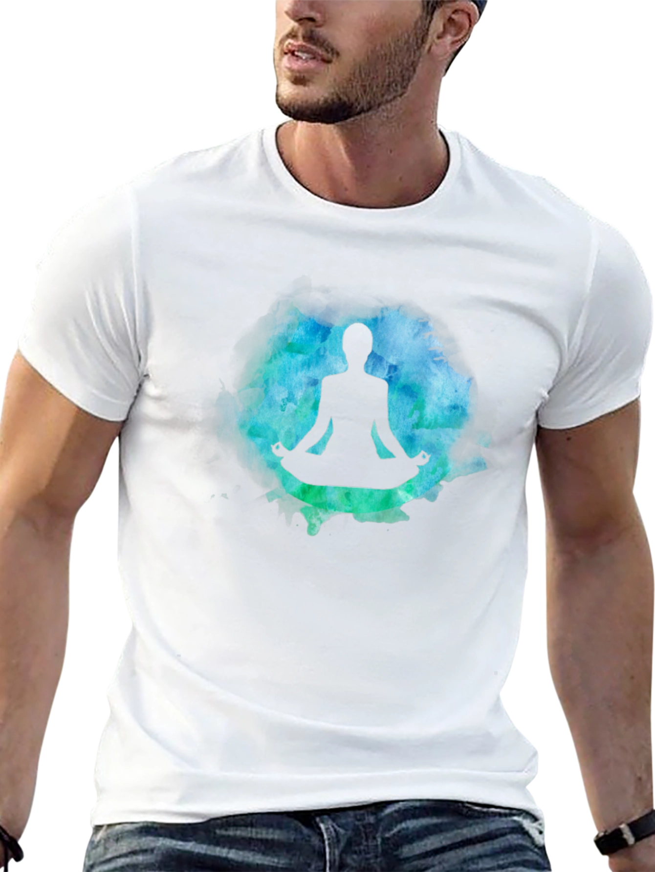 Yoga Meditation Silhouette T-Shirt