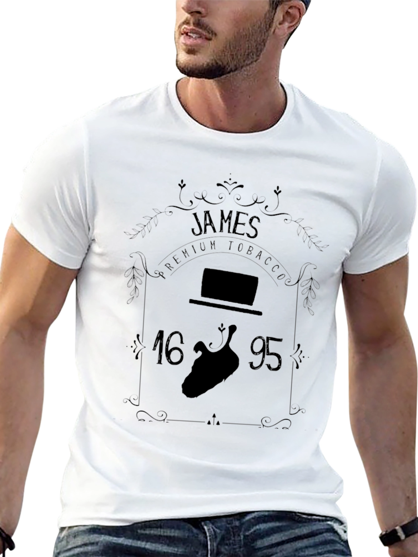 James Premium Tobacco 1695 Black T-Shirt