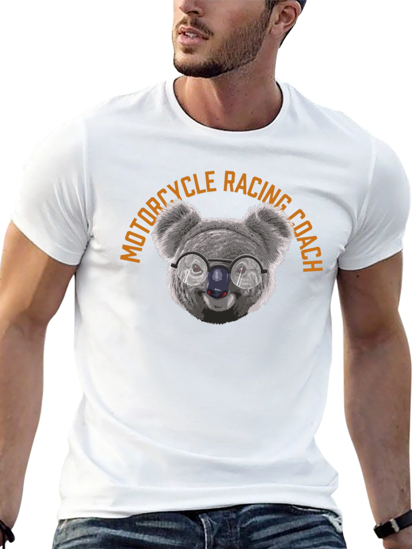 Motorcycle Racing Coach Koala T-Shirt