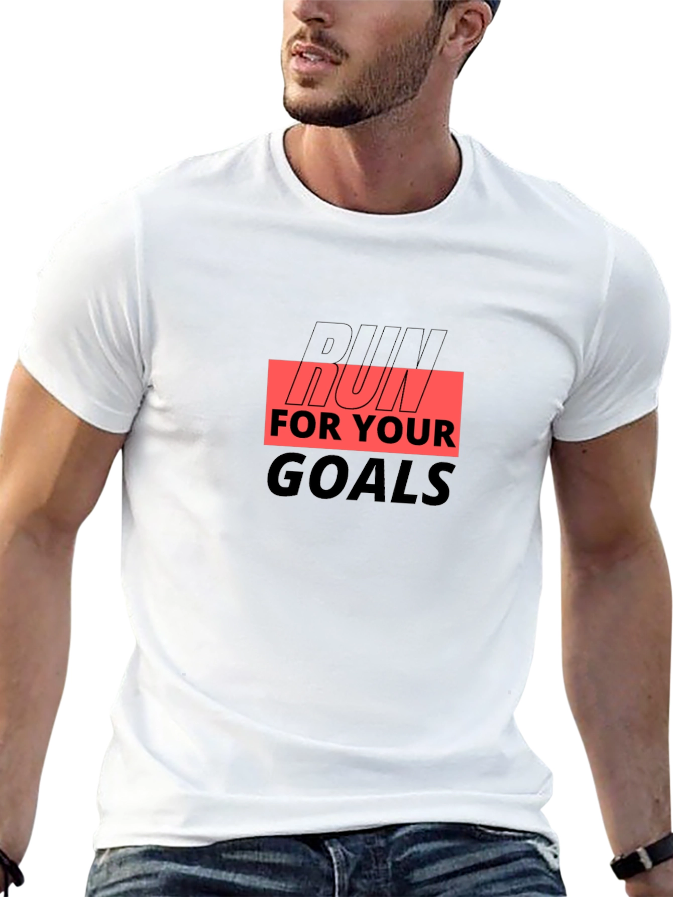 Run For Your Goals Graphic T-Shirt