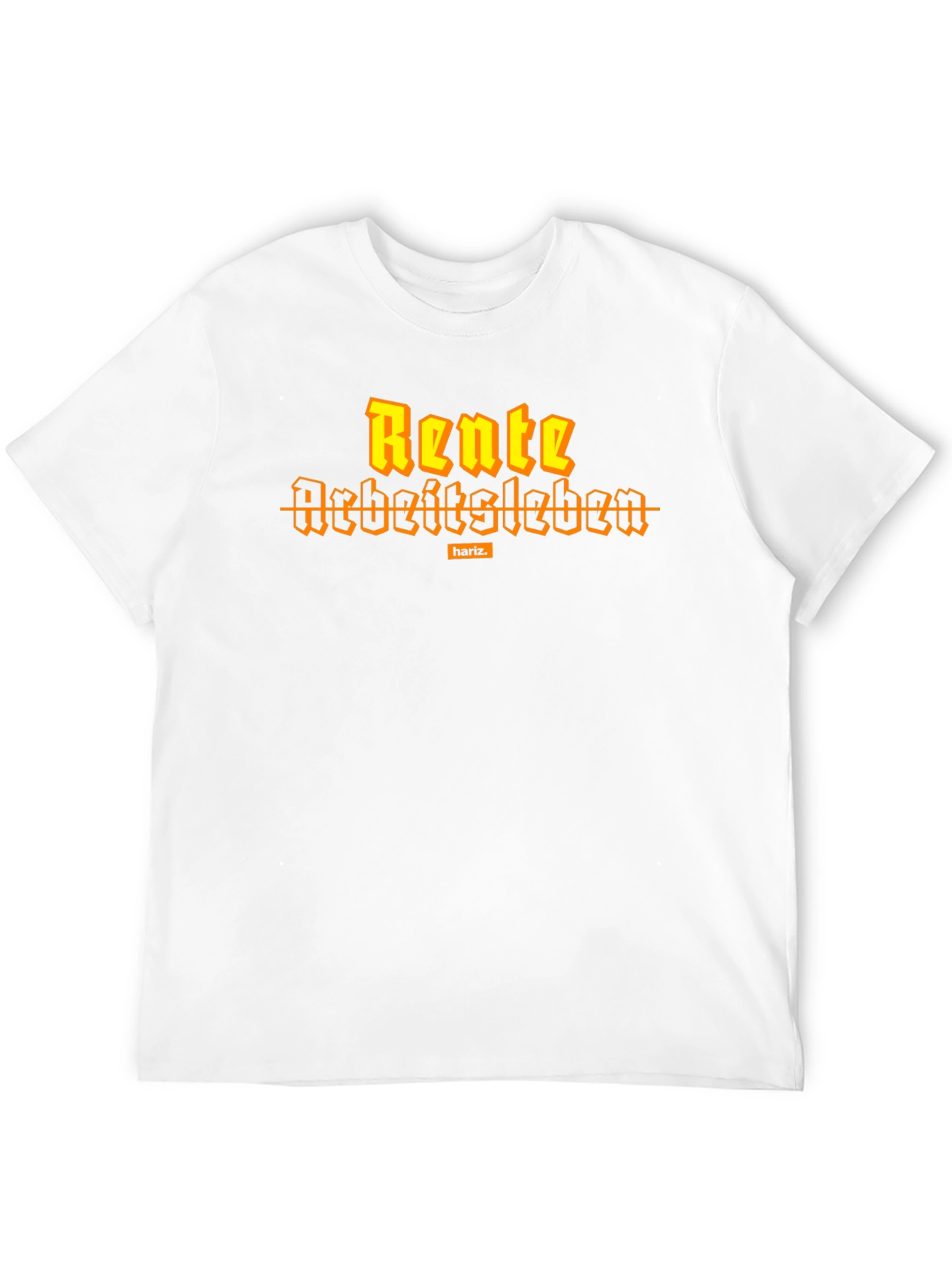 Rente Arbeitsleben Black Graphic Tee