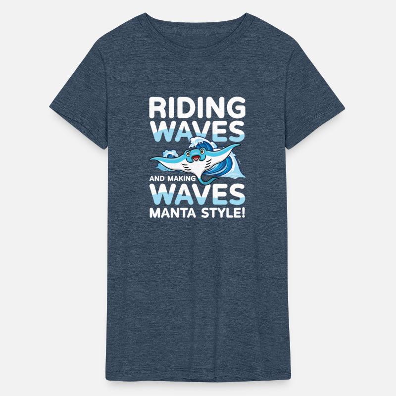 Riding Waves and Making Waves Manta Style for a