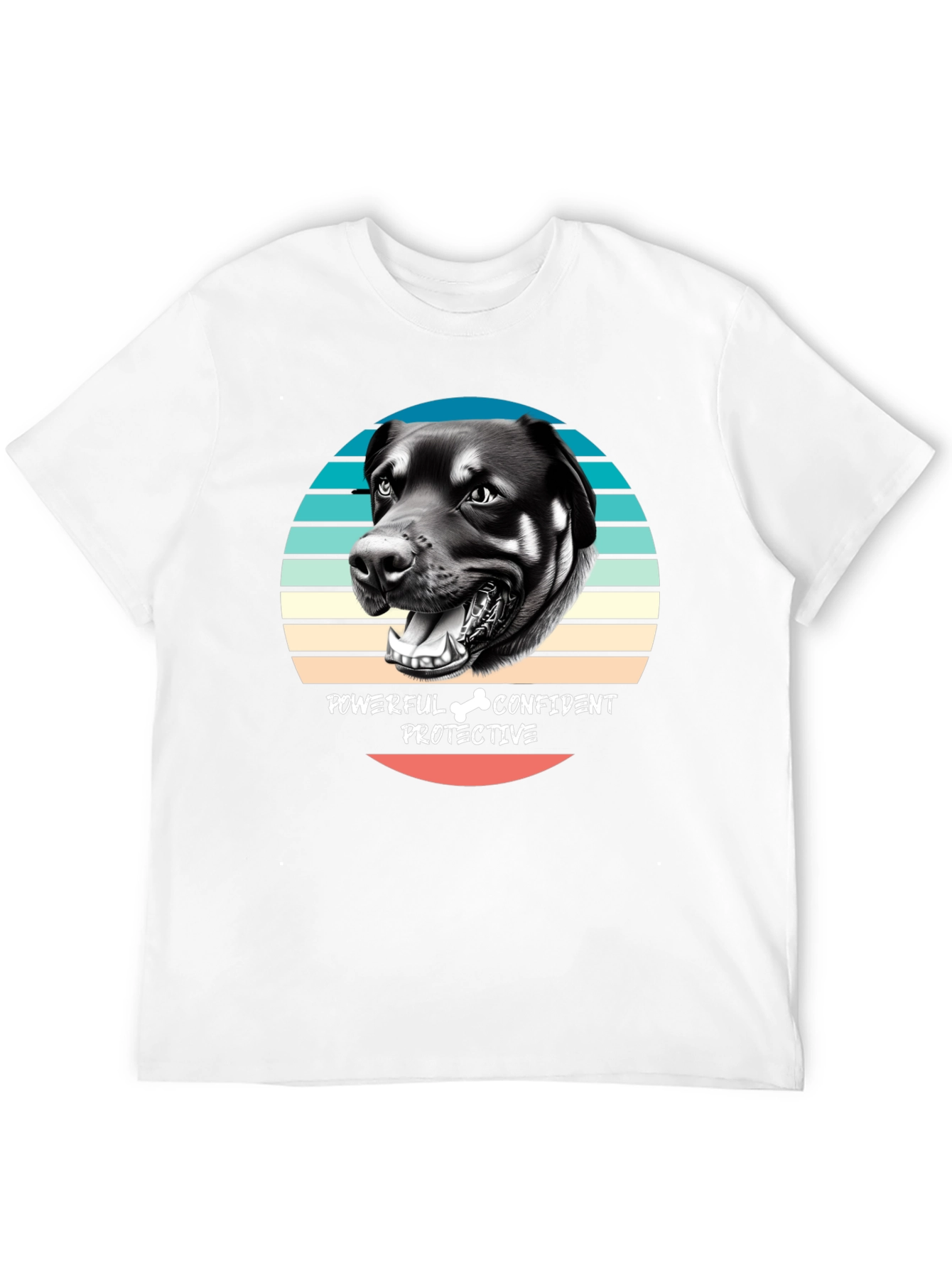 Rottweiler Powerful Dog Graphic Tee - Confident & Protective