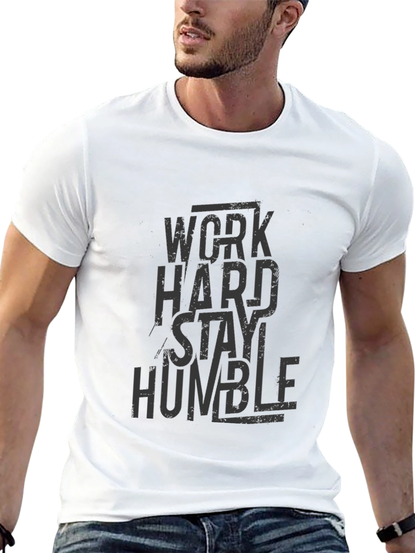 Work Hard Stay Humble Graphic T-Shirt