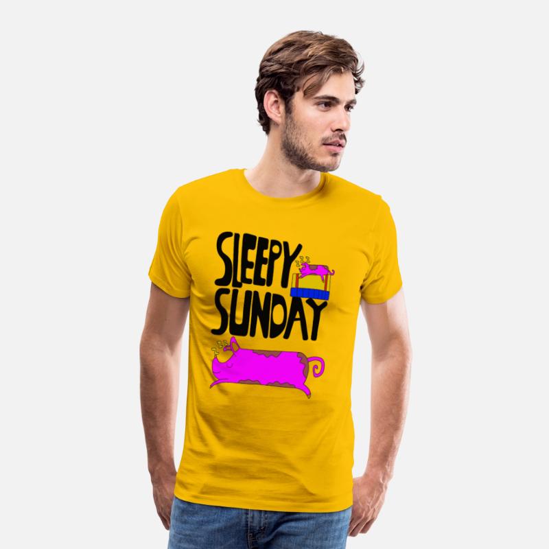 Sleepy Sunday Cute Pig